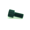 Nut, Delrin, flangeless, for 1/8" tubing